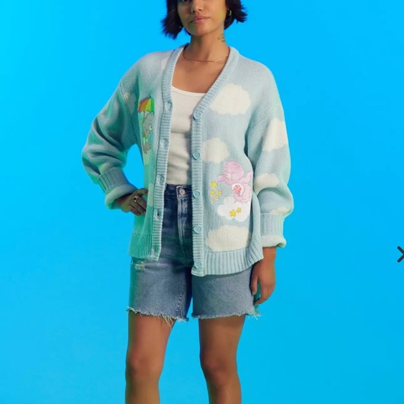 Care Bears Cloud Chunky Knit Skimmer Cardigan - Picture 3 of 11